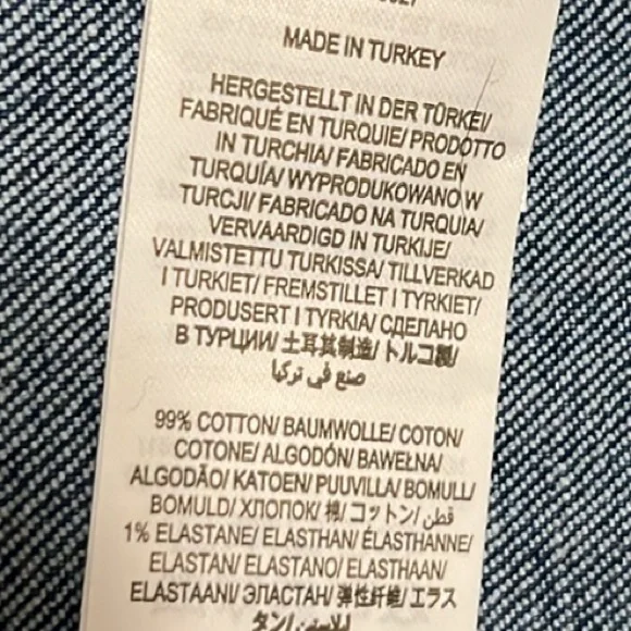 BODEN Denim, 99% Cotton, 4-Pocket, Mini, Belt Loops Skirt, Size 12R - Picture 5 of 6